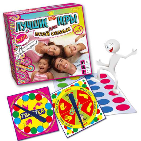 Гра твістер 2 в 1 Твістер+Зроби крок МКБ0133