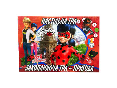 Настільна гра бродилка Захоплююча гра - пригода Леді Баг (у) CHE2366