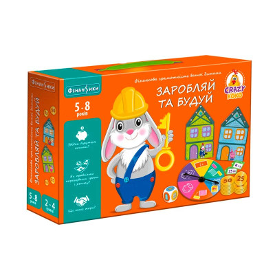 Гра настільна Vladi Toys економічна. Заробляй та будуй VT2312-04