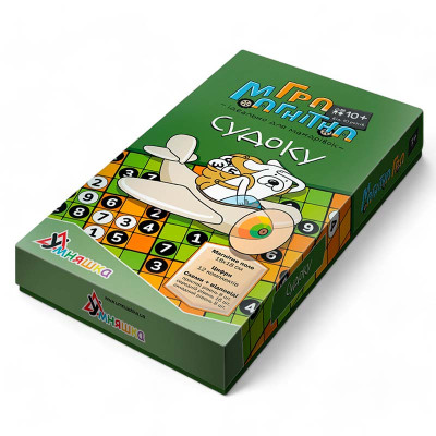 Настільна гра Умняшка "Судоку" на магнітах 1432
