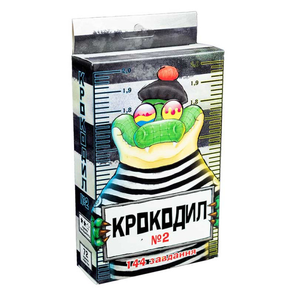 Настільна гра 30725 (укр) "Крокодил №2" в кор-ці 84-13-3 см 30725 Настільна гра 30725 (укр) "Крокодил №2" в кор-ці 84-13-3 см 30725