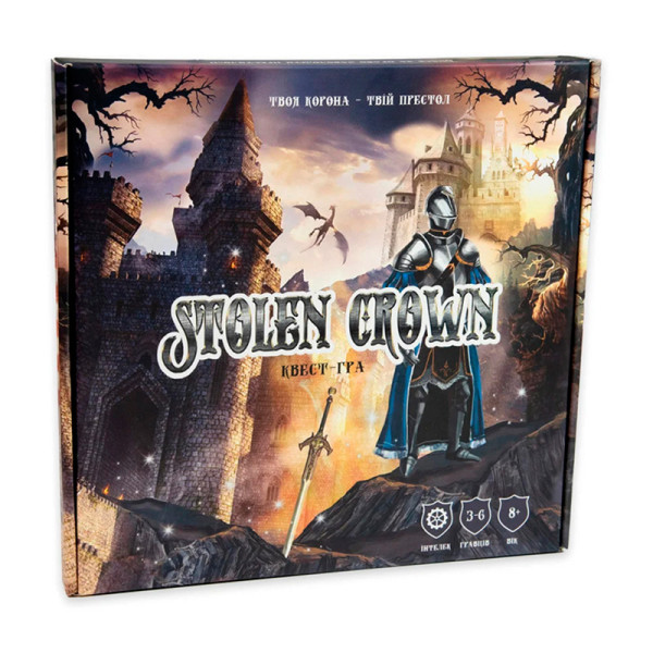 Настільна гра Strateg Stolen Crown українською мовою 30811 Настільна гра Strateg Stolen Crown українською мовою 30811