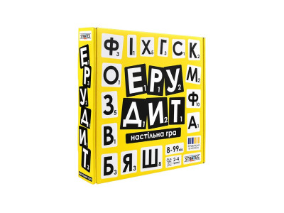 Настільна гра Strateg Ерудит українською мовою 30619