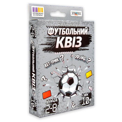 Настільна гра Strateg Футбольний Квіз 31205