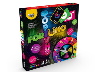 Настільна гра Danko Toys "ФортУно" розвиваюча UF-02-01U Настільна гра Danko Toys "ФортУно" розвиваюча UF-02-01U