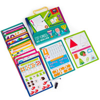 Картки з маркером Vladi Toys "Готуємось до школи: Математика" навчальні VT5010-22