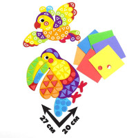Набір для творчості Vladi Toys "Мяка фігурна мозаїка. Пелікан" 150 наклейо VT4511-02