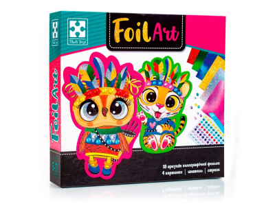 Набір для творчості "Foil Art. Шалені індіанці" VT4433-09 (укр) VT4433-09
