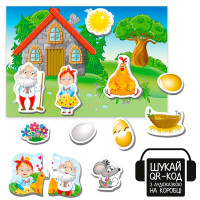 Магнітний театр Vladi Toys Казкові голоси "Курочка Ряба" з аудіоказкою VT3206-39