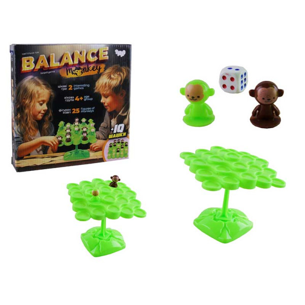 Настільна гра Danko Toys "Balance Monkey" розвиваюча BalM-01