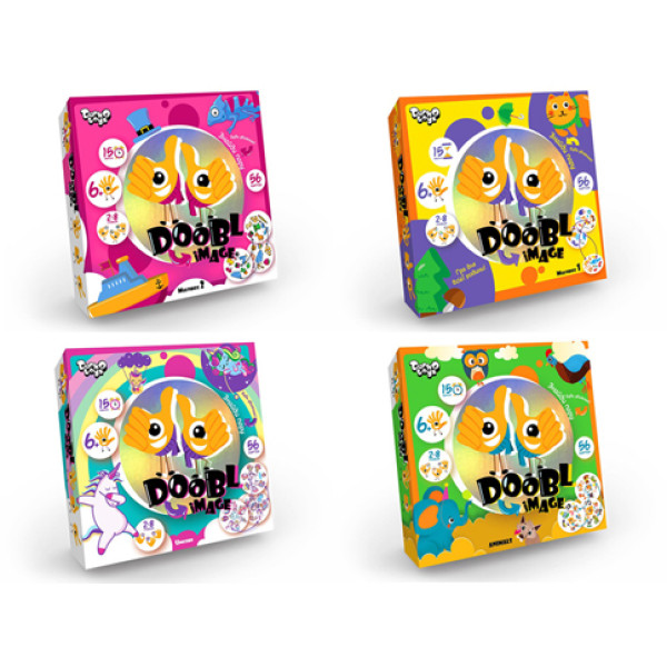 Настільна гра Danko Toys "Doobl Image" розважальна DBI-01-01U02U03U04U