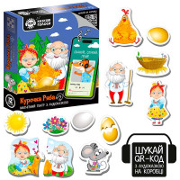 Магнітний театр Vladi Toys Казкові голоси "Курочка Ряба" з аудіоказкою VT3206-39