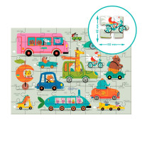 Пазл Dodo Наздоганяй! На дорозі 48 елементів 300618