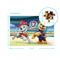 Пазл Dodo Paw Patrol Маршал та Гонщик 35 елементів 200691