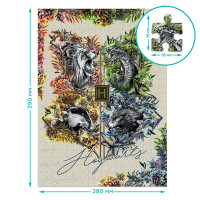 Пазл Dodo Harry Potter Факультети Гоґвортса 450 елементів 200659