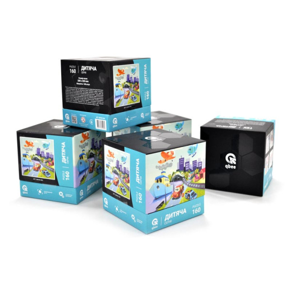 Пазли qbee "Транспортний порядок" 160 елементів QB500-006 Пазли qbee "Транспортний порядок" 160 елементів QB500-006