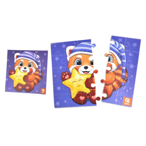 Пазли qbee "Зоряний Єнотик" 25 елементів фомові QB100-006