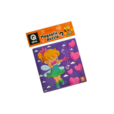 Пазли qbee "Дівчина Дея" 16 елементів фомові магнітні QB200-004 Пазли qbee "Дівчина Дея" 16 елементів фомові магнітні QB200-004