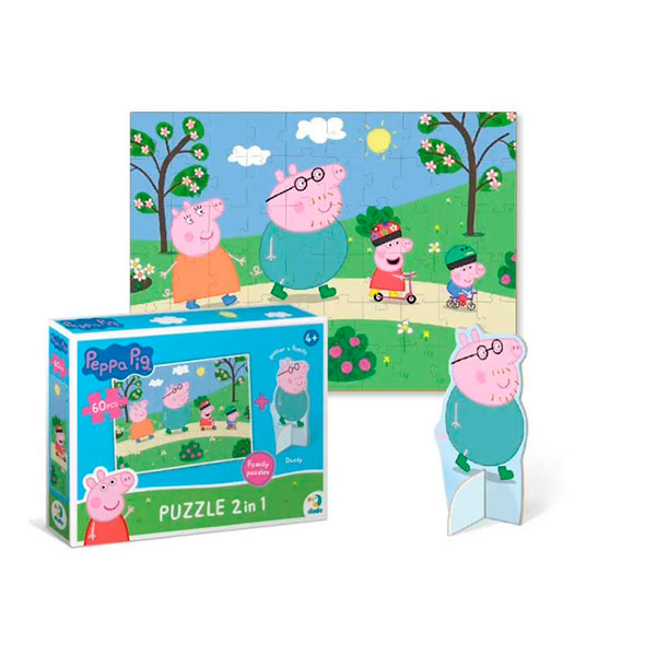 Пазл на 60 елементів з фігуркою «Peppa Pig» 200120