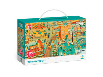 DODO Пазл обсерваційний "Зима у містечку" (12) 300352