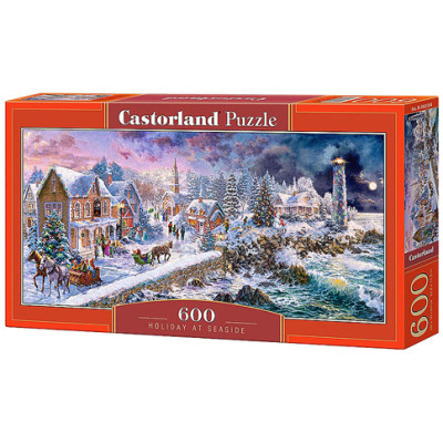 Пазли Castorland 600 елементів "Новорічне свято" 060184