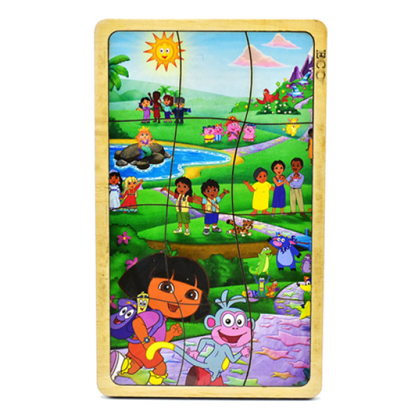 Пазл дерев'яний у рамці Мандрівниця 2000100012543 Пазл дерев'яний у рамці Мандрівниця 2000100012543