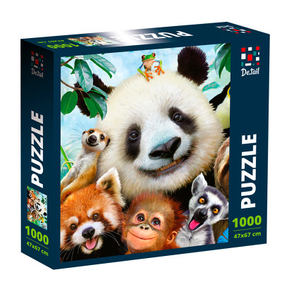 Пазл De.teil 1000 деталей Zoo Selfie селфі тварин DT1000-03