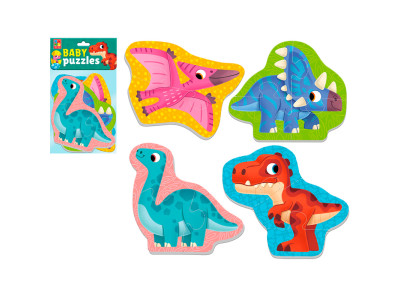 Гра розвиваюча Vladi Toys Малюк зможе "Динозаври" мякі бейбі пазли VT1106-93