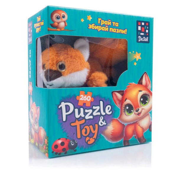 Пазли De.tail. Лисеня 260 деталей DT200-12 Пазли De.tail. Лисеня 260 деталей DT200-12