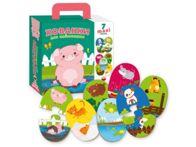 Пазлі-двійнята "Хованки" для найменших VT2904-02 Пазлі-двійнята "Хованки" для найменших VT2904-02