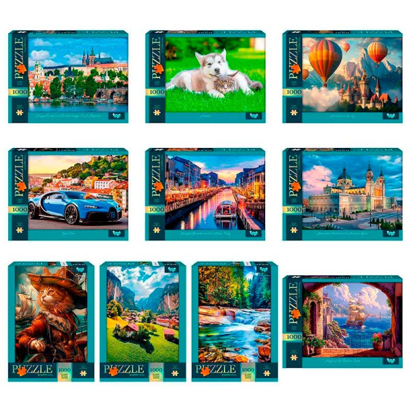 Пазл Danko Toys 1000 елементів C1000-13-01020304...10