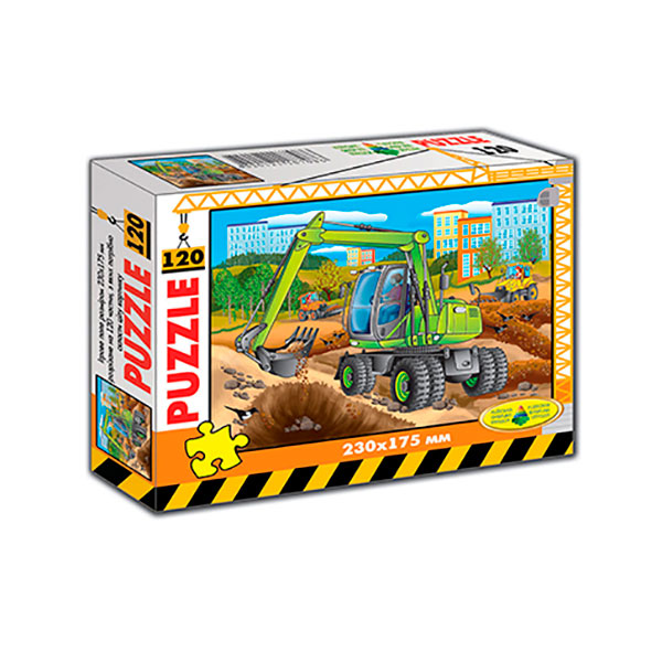 Пазли Екскаватор 120 ел в кор Ен.6867 Пазли Екскаватор 120 ел в кор Ен.6867