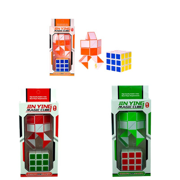 Кубик Рубіка зі змійкою в коробці 26*11*7см T1110