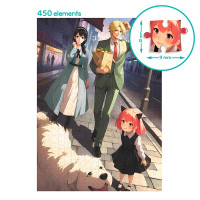 Пазл Dodo Щасливі миті разом 450 елементів 300676