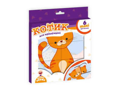 Пазл-рамка Vladi Toys Кошеня 6 елементів VT2903-05
