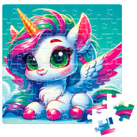 Пазли Vladi Toys De.tail Замріяна єдиноріжка 64 деталі DT1234-01