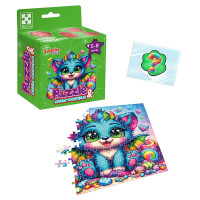 Пазли Vladi Toys "Бірюзовий дракончик" із сквіш-сюрпризом VT8030-04