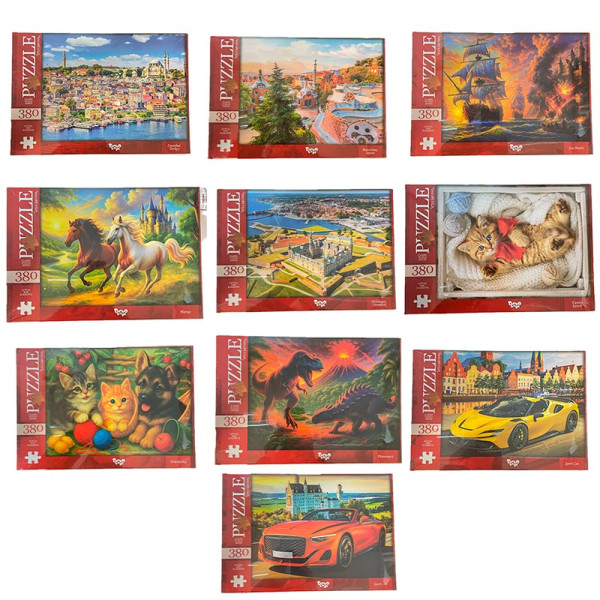 Пазли Danko Toys 380 елементів C380-07-01020304...10