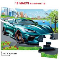 Пазл 12 ел. "Супер авто" в кор. (28) Ен.2036