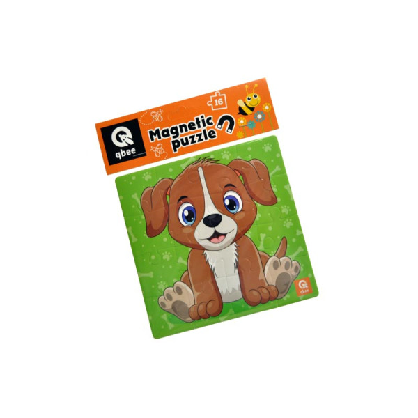 Пазли qbee "Цуценя" 16 елементів фомові магнітні QB200-005 Пазли qbee "Цуценя" 16 елементів фомові магнітні QB200-005