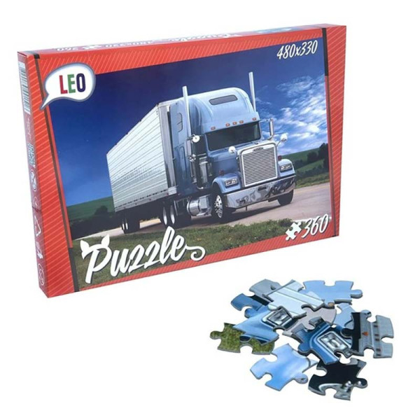 Пазли Strateg Лео «Машина» 360 елементів 207-5 Пазли Strateg Лео «Машина» 360 елементів 207-5