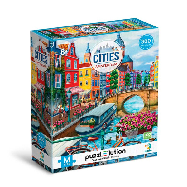 Пазл DoDo Medium-M «Міста. Амстердам» 300 елементів 300646