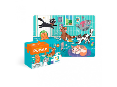 Міні пазли "Кошенята-нероби" 35 елементів 300284