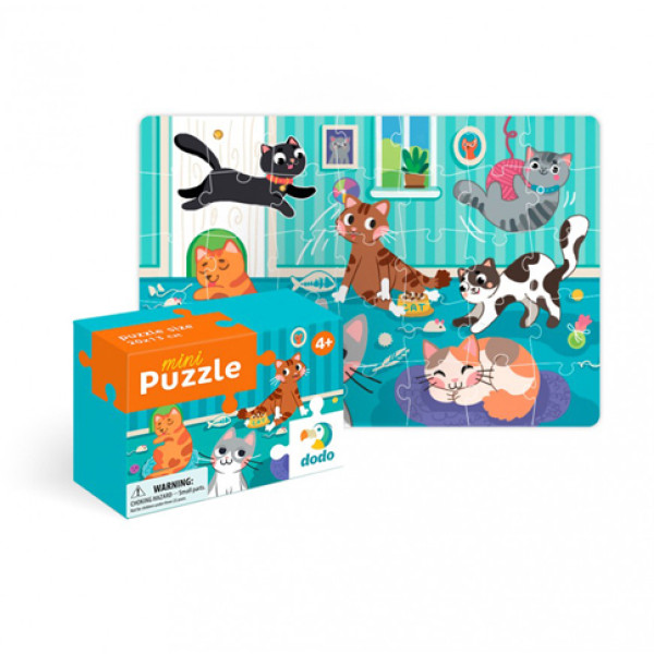 Міні пазли "Кошенята-нероби" 35 елементів 300284