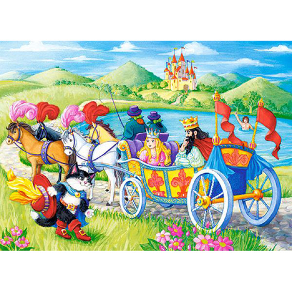 Пазли 60 елементів "Кіт у чоботях" 066070