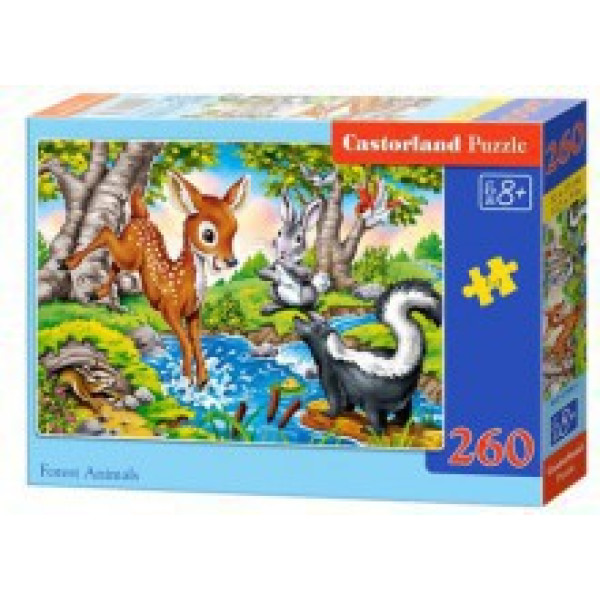 Пазл "Лісові тварини" 260 елементів 27446 Пазл "Лісові тварини" 260 елементів 27446