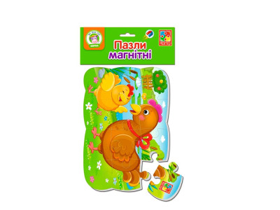 Пазли на магніті А5 Vladi Toys "Курочка та курча" фомові VT3205-78 Пазли на магніті А5 Vladi Toys "Курочка та курча" фомові VT3205-78
