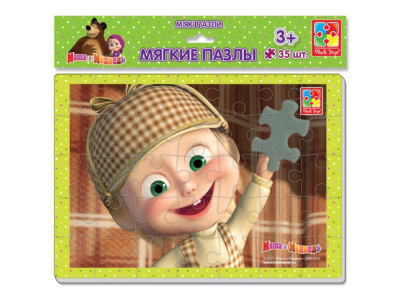 Пазли мякі А4 "Маша і Ведмідь" 24 ел. VT1102-07