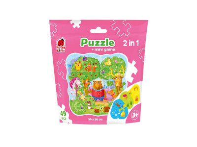 Пазл Puzzle in stand-up pouch "2 in 1. Чарівний ліс" RK1140-01