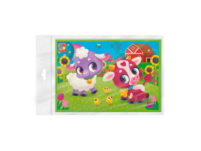 Розвиваюча гра Vladi Toys Корівка та овечка мякі пазли А5 VT1104-23 Розвиваюча гра Vladi Toys Корівка та овечка мякі пазли А5 VT1104-23